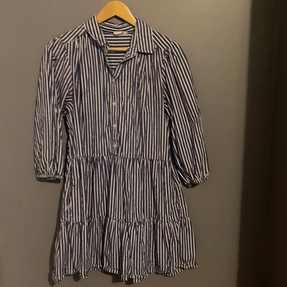 Striped mini dress